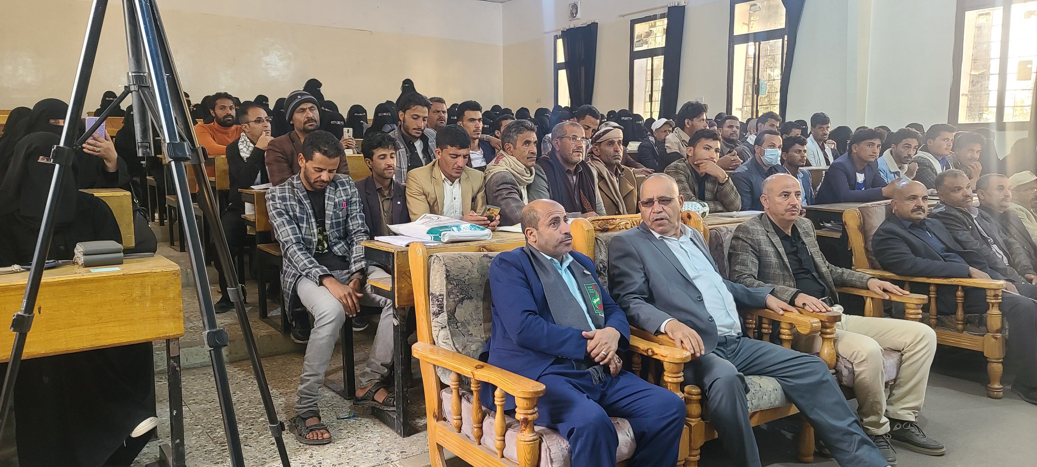 فعالية ثقافية بكلية التربية بذكرى الشهيد وطوفان الأقصى  