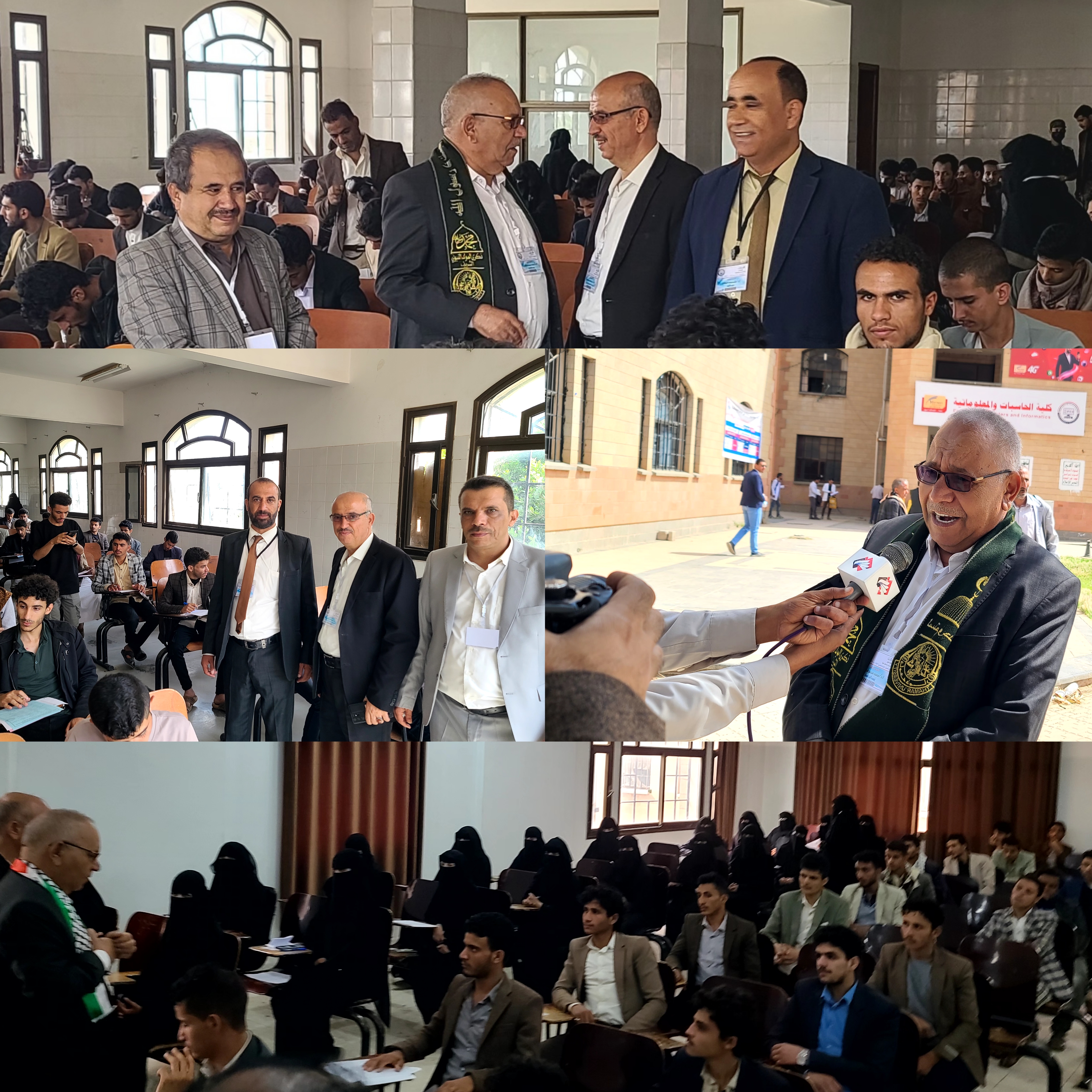 جامعة ذمار.. تدشين امتحانات المفاضلة بكلية الحاسبات، وتفقد التصحيح الإلكتروني بنيابة شؤون الطلاب