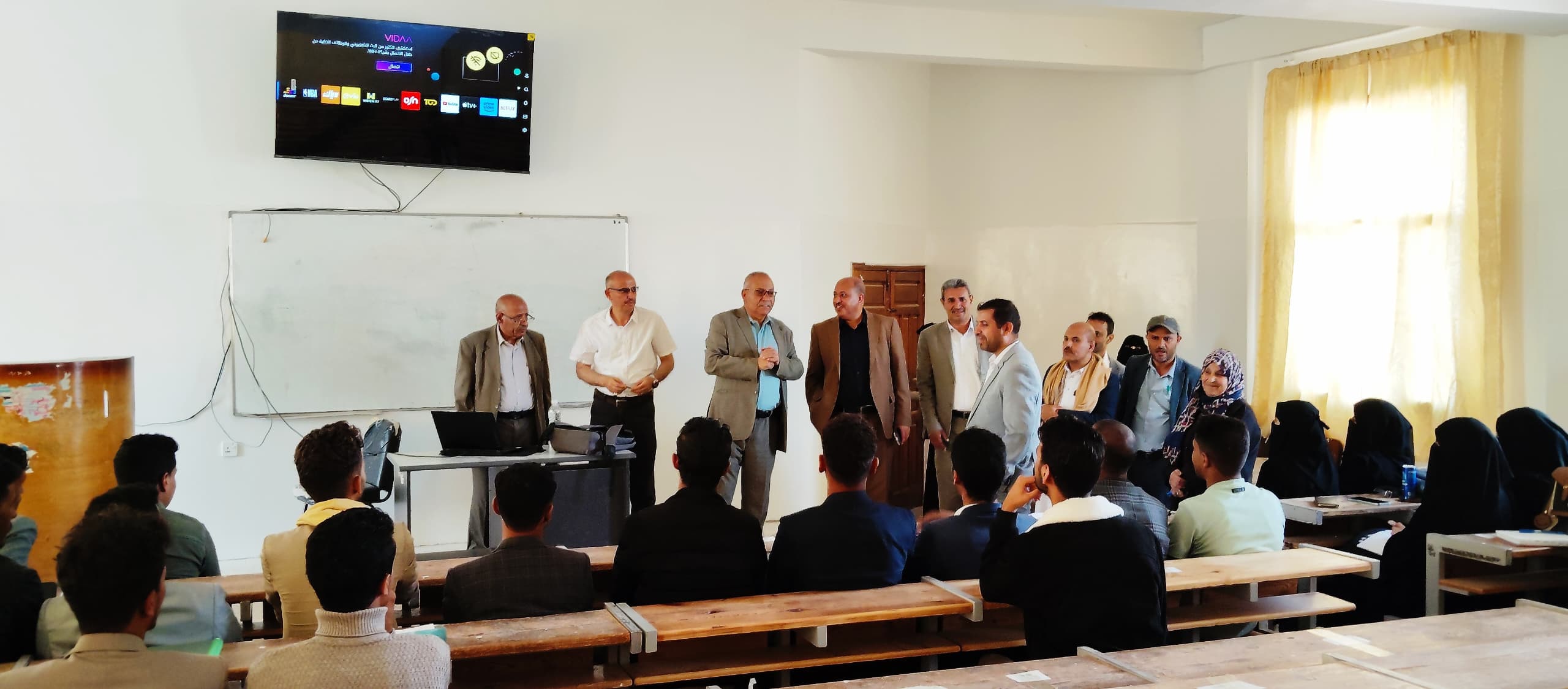 جامعة ذمار.. تدشين العام الجامعي 1447هـ بكلية العلوم الإدارية 