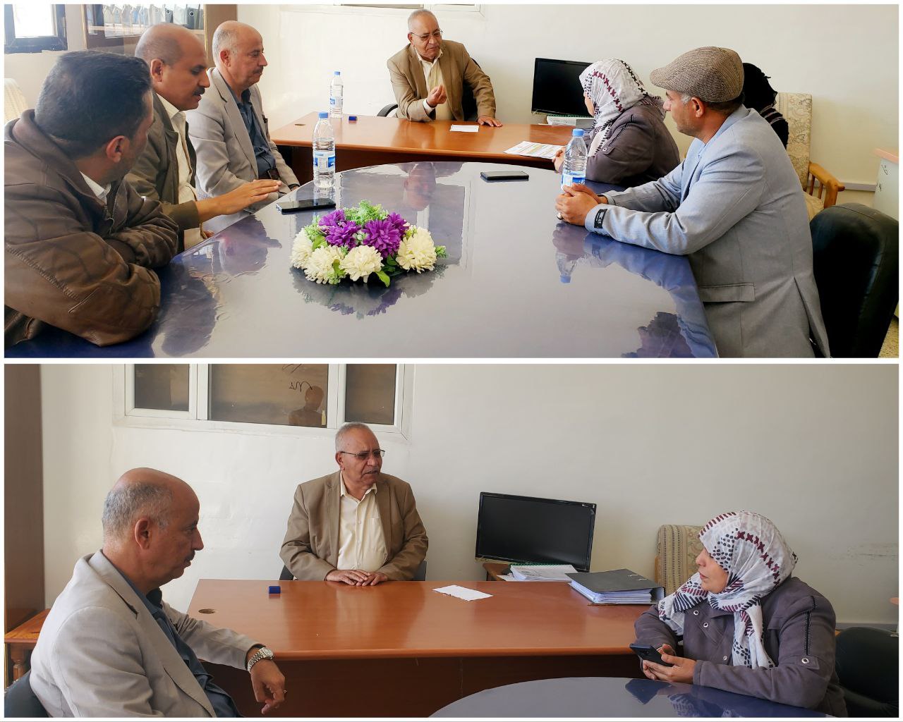 زيارة تفقدية لكلية العلوم الإدارية بجامعة ذمار للاطلاع على الجاهزية تنفيذ البرامج  التعليمية والتوعوية
