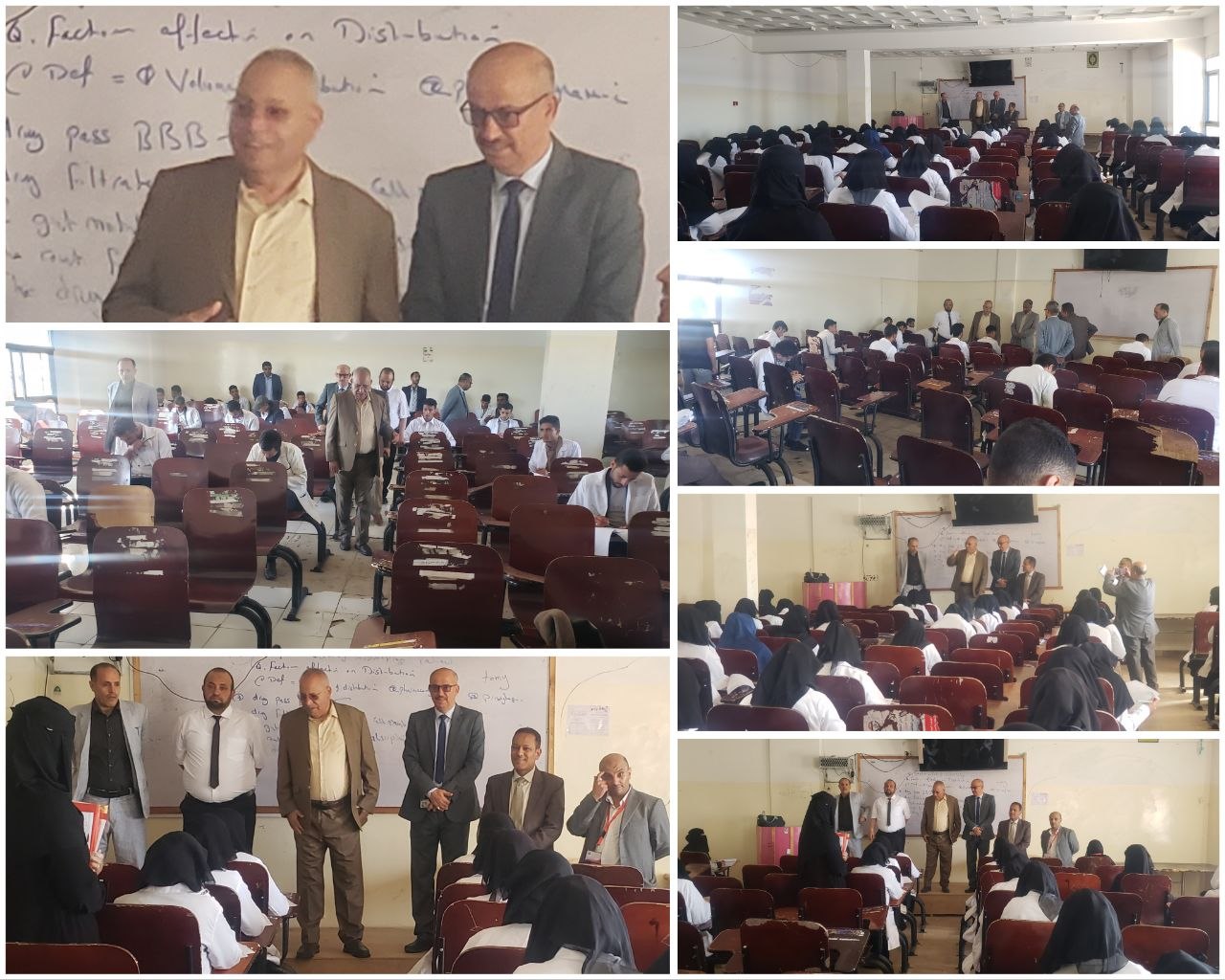 تدشين اختبارات الفصل الدراسي الثاني في معهد التعليم المستمر بجامعة ذمار