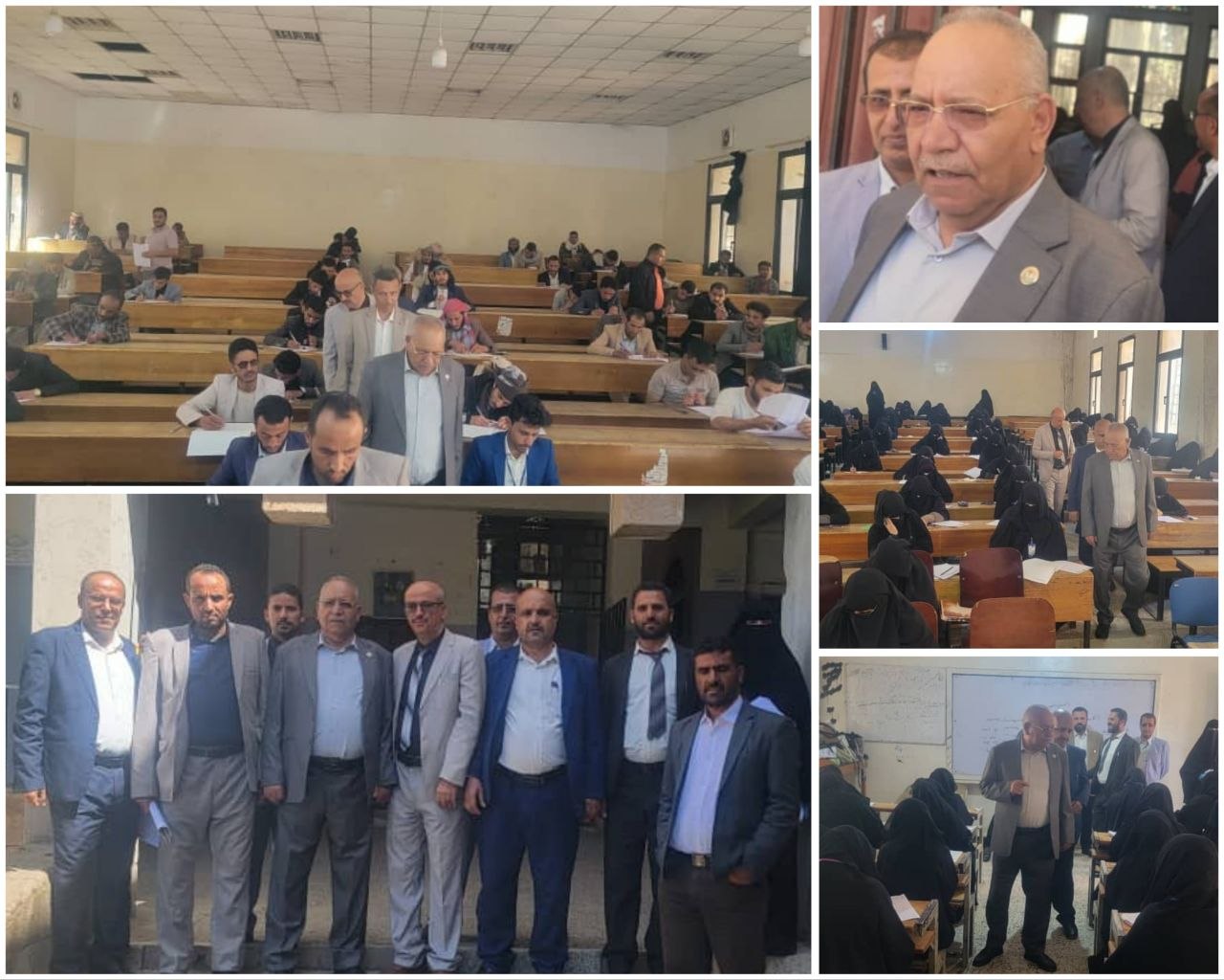 Launch of the second semester exams for the academic year 1447 at the College of Education, Thamar University