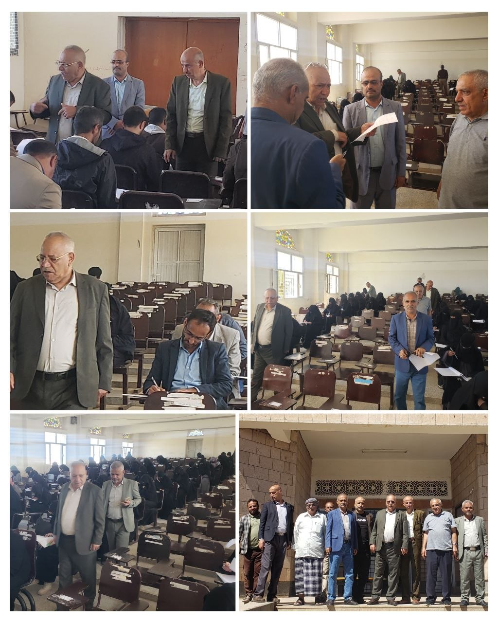 تدشين اختبارات الفصل الدراسي الثاني في كلية الآداب بجامعة ذمار