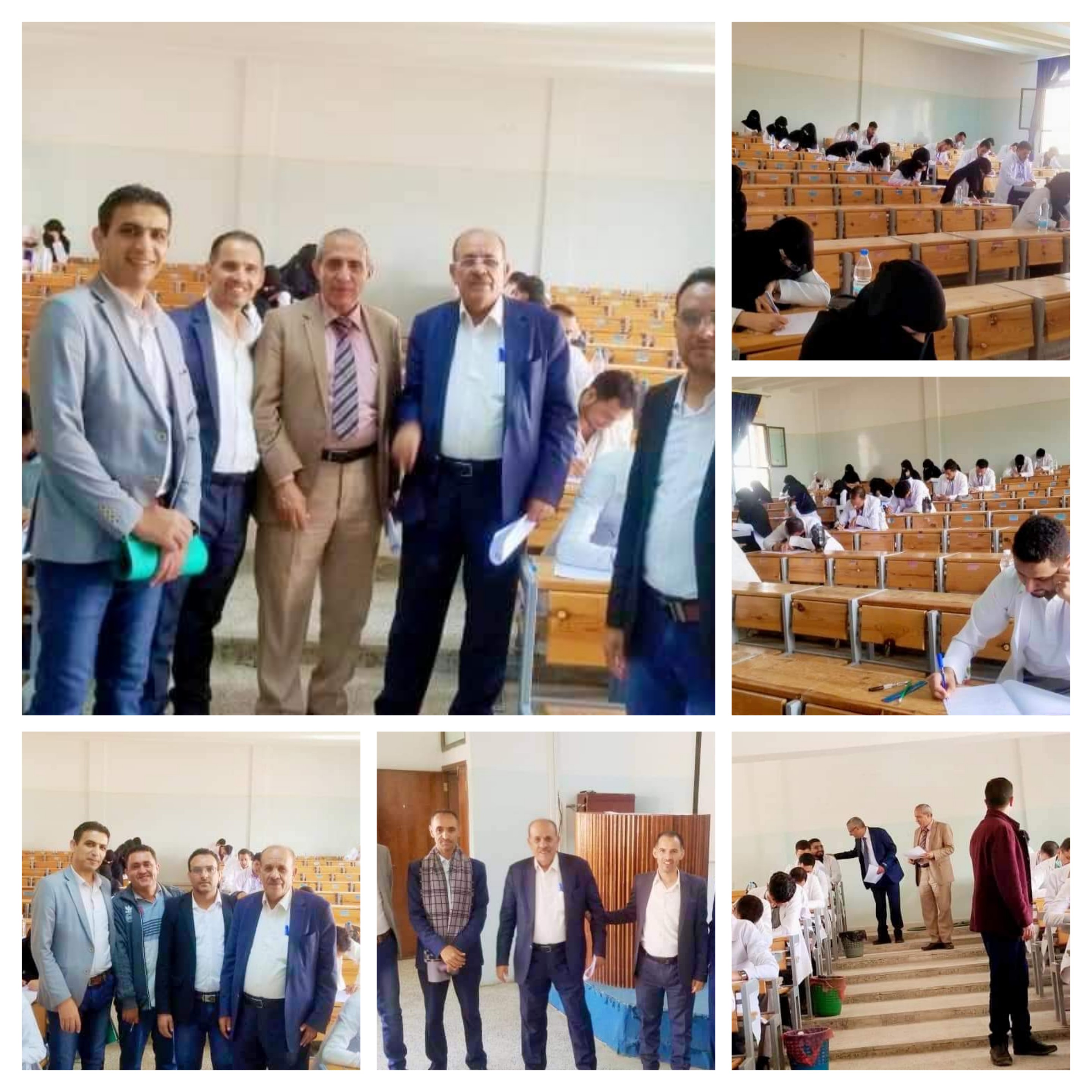 إمتحانات البكالوريوس للدفعة 21 بدأت اليوم بإمتحانات مقرر الباطنة (كتابي).