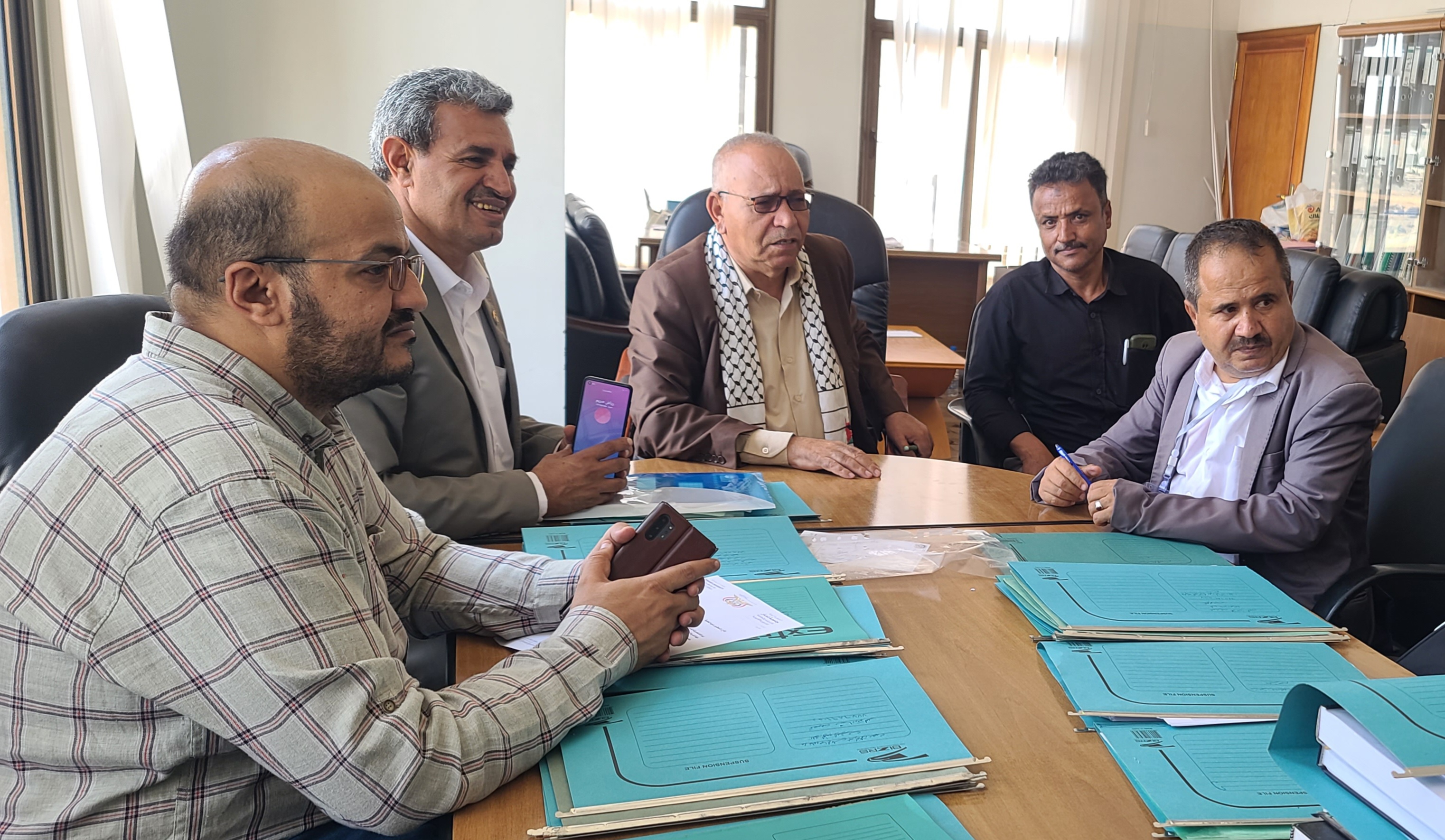 رئيس الجامعة يتفقد استعدادات كلية الشريعة والقانون لبدء العام الدراسي الجديد